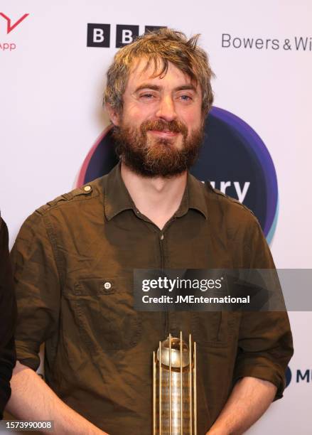 Cormac MacDiarmada attends the 2023 Mercury Prize Launch photocall at the Langham Hotel on July 27, 2023 in London, England.