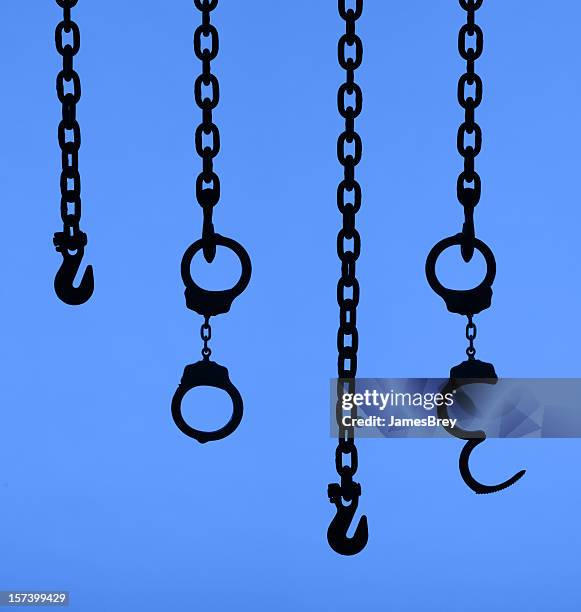 chains of bondage - s & m stock pictures, royalty-free photos & images