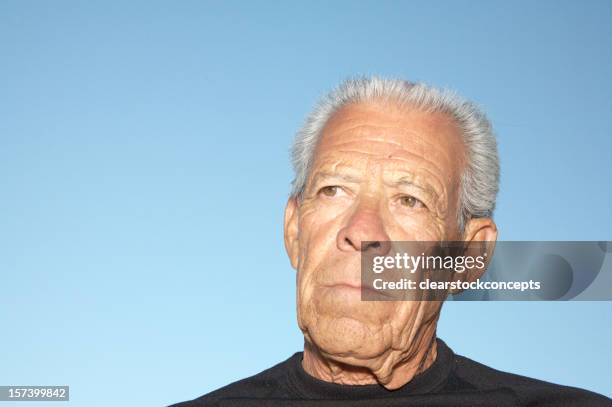 ageism senior hispanic - age discrimination stock pictures, royalty-free photos & images