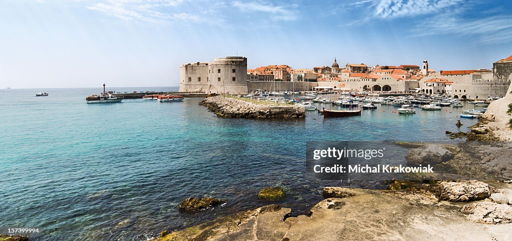 Blick auf Dubrovnik in Kroatien