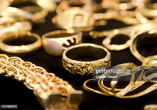old joias de ouro - jewellery - fotografias e filmes do acervo