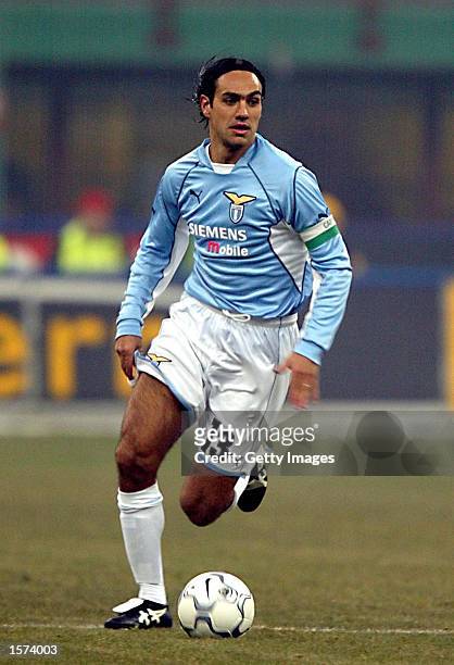 Alessandro Nesta of Lazio in action during the Serie A match between Inter Milan and Lazio, played at the Giuseppe Meazza Stadium, Milan. DIGITAL...