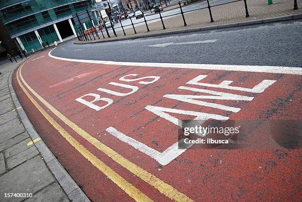 Bus Lane High-Res Stock Photo