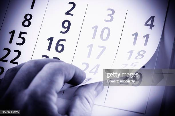 new month - annual calendar stock pictures, royalty-free photos & images