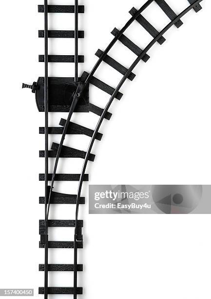 junction track - speelgoedtrein stockfoto's en -beelden