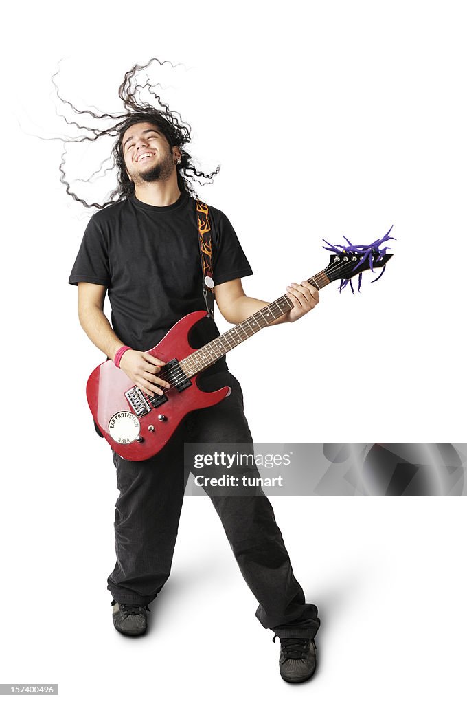 Young Man Playing Guitar