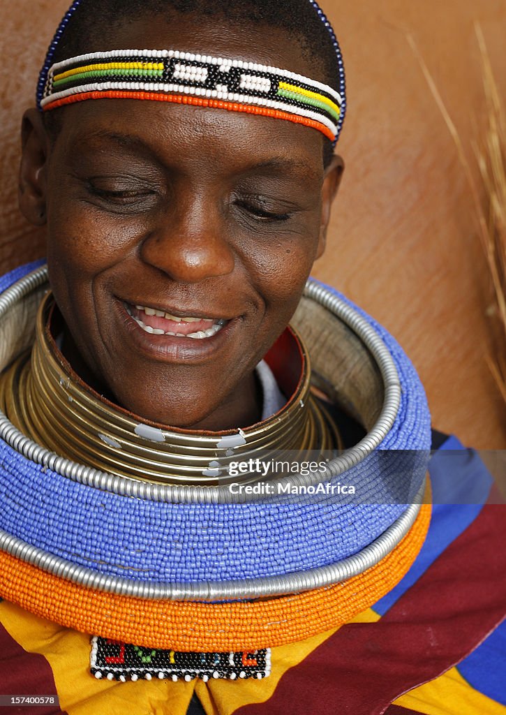 Ndebele woman close