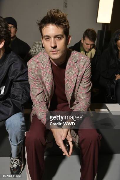Eazy Front Row at Valentino Men’s Fall 2019, photographed in Paris on Jan 16, 2019.