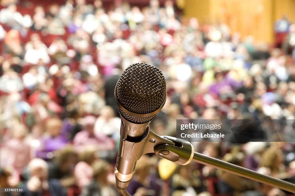 Microphone and Audience