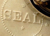 Freshly Embossed Official Corporate, Approval, Accreditation, or Notary Raised Seal