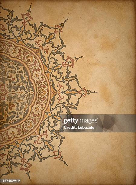 paper background (turkish & islamic) - islam pattern stock pictures, royalty-free photos & images