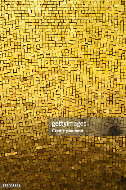 golden mosaic - inequality stock pictures, royalty-free photos & images