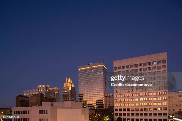 downtown, winston-salem - winston salem stock pictures, royalty-free photos & images