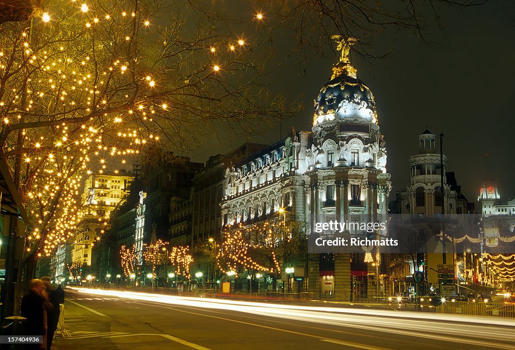 Madrid bei Nacht