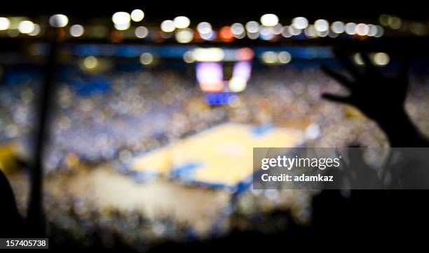 basketball excitement - stadium crowd stock pictures, royalty-free photos & images