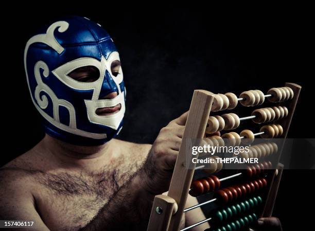 calculating the odds - lucha libre stock pictures, royalty-free photos & images