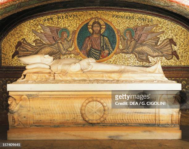 Tomb of Pius XI, Vatican Grottoes, St Peter's Basilica, Rome. Vatican City, 20th century.