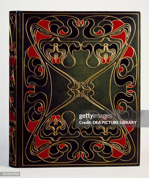 Bookbinding by Henry van de Velde , Brussels. Belgium, 19th century. Amburgo, Hamburger Kunsthalle.