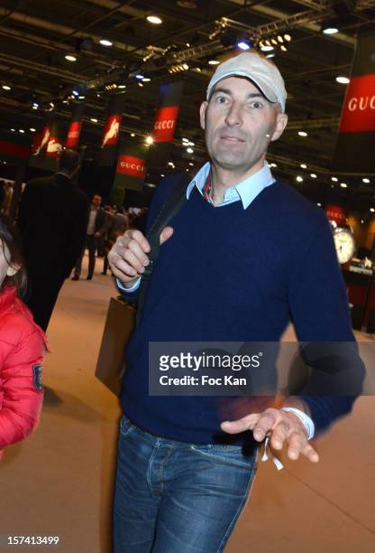 Nicolas Canteloup attends the Gucci Paris Masters 2012 - Day 3 at Paris Nord Villepinte on December 2, 2012 in Paris, France.