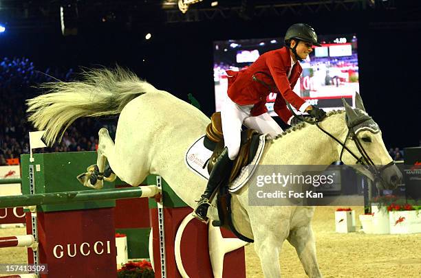 Penelope Leprevost attends the Gucci Paris Masters 2012 - Day 3 at Paris Nord Villepinte on December 2, 2012 in Paris, France.