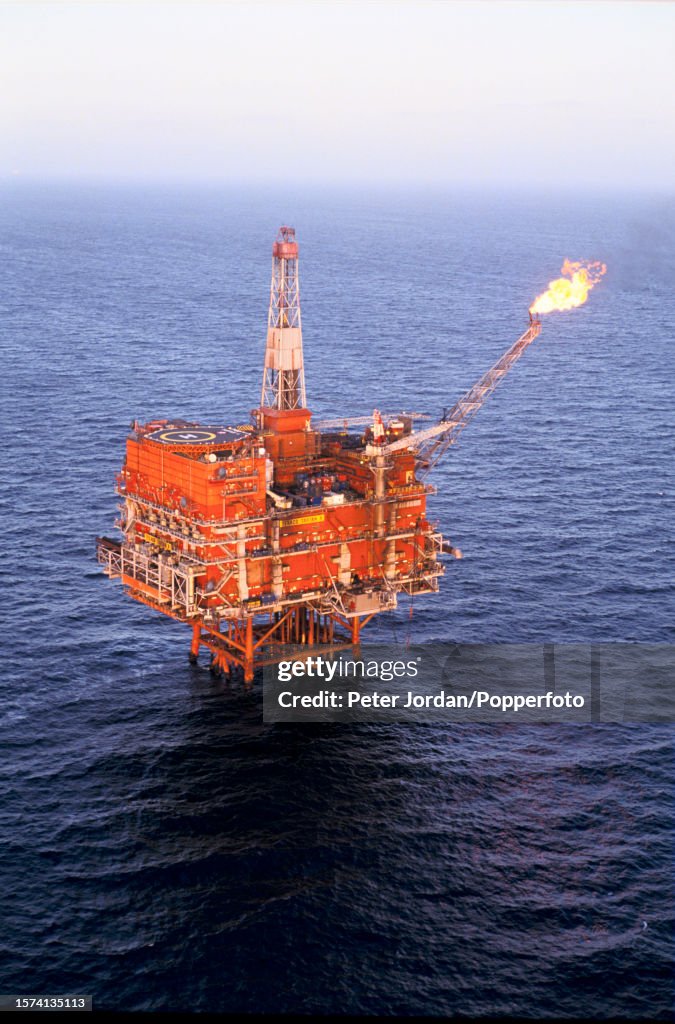 North Sea Oil Rig Installation