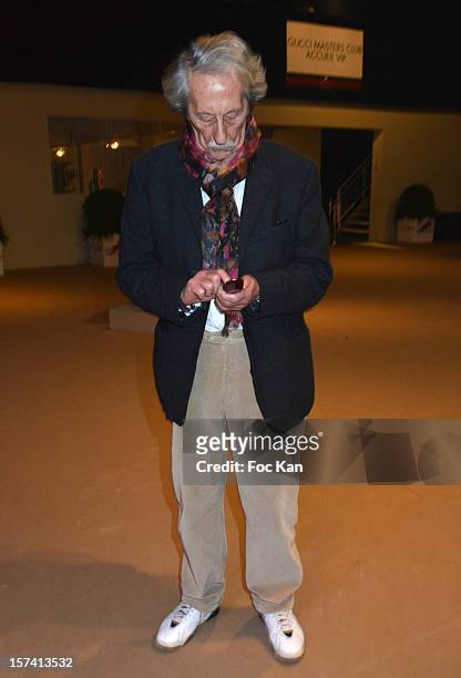Jean Rochefort attends the Gucci Paris Masters 2012 - Day 3 at Paris Nord Villepinte on December 2, 2012 in Paris, France.