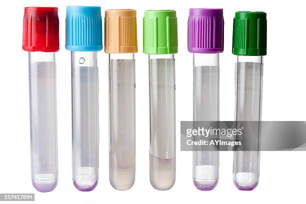 colorful test tubes - test tube stock pictures, royalty-free photos & images