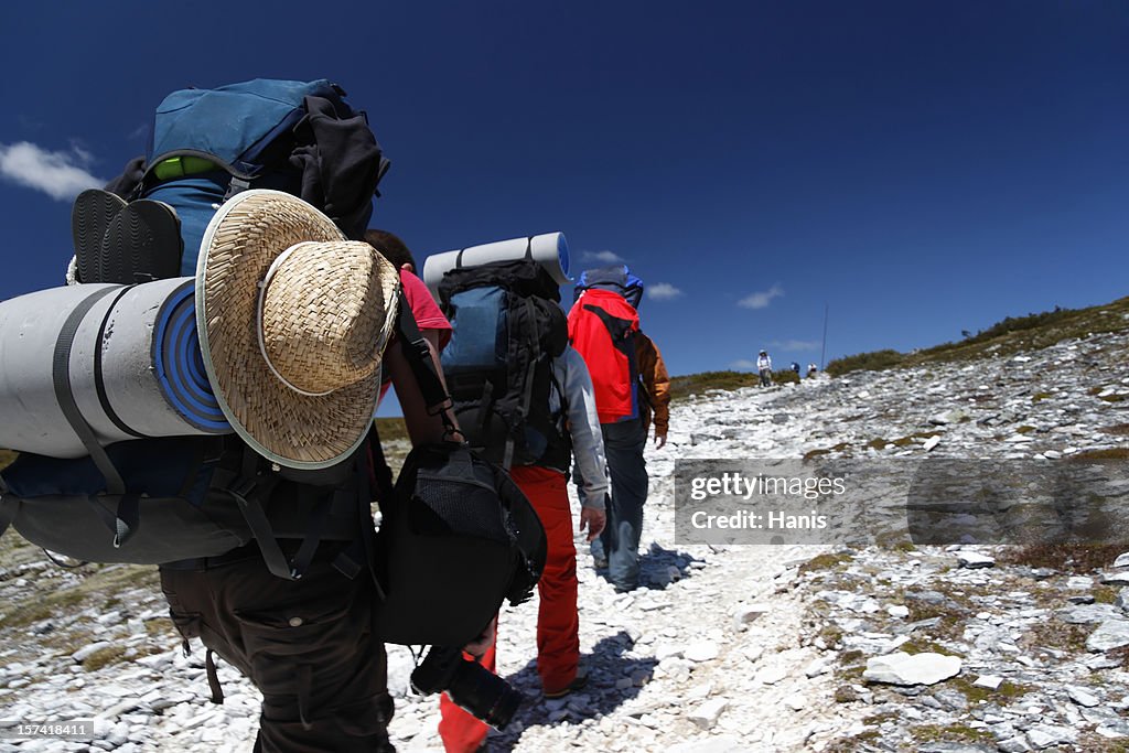 Mountain hikers