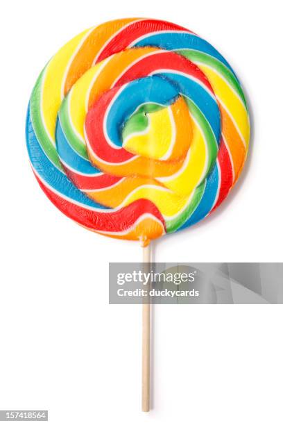 colorful lollipop - lolly stockfoto's en -beelden