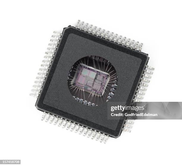 inteligência do cpu - peça de computador imagens e fotografias de stock