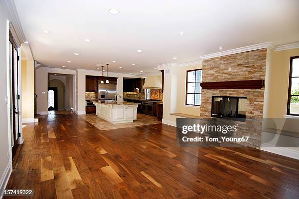 new dining kitchen area - floor stock pictures, royalty-free photos & images