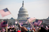 Obama inauguration at the Capitol building in Washington DC