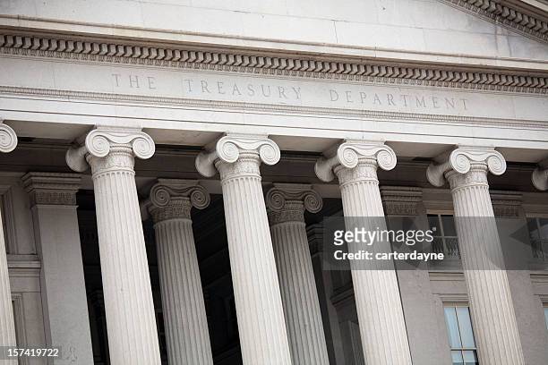 米国財務省ビル、ワシントン dc - 米国財務省 ストックフォトと画像