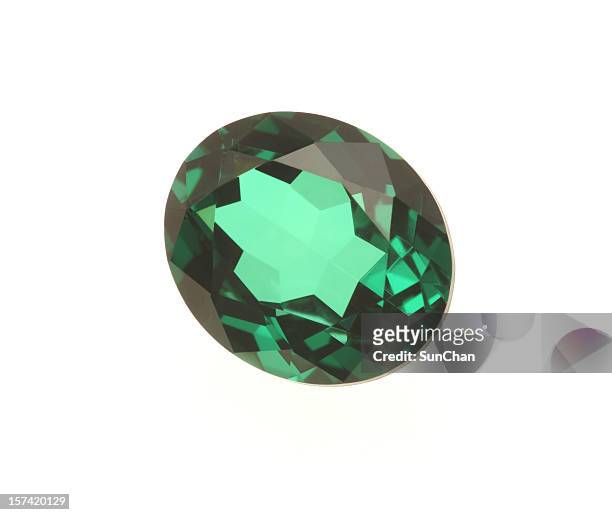 emerald - emerald gemstone stock-fotos und bilder