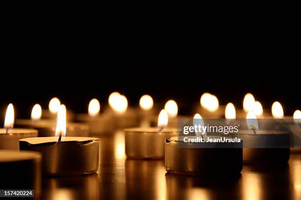 candlelight - tealight stock pictures, royalty-free photos & images