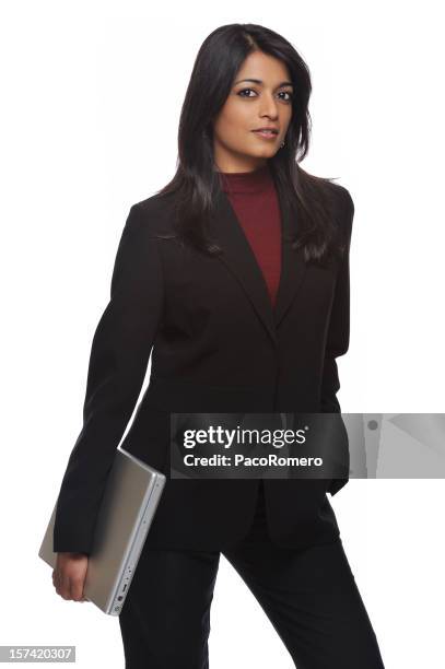 indian executive - business woman in red suit jacket stock pictures, royalty-free photos & images