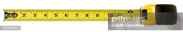 tape measure with clipping path - inch bildbanksfoton och bilder