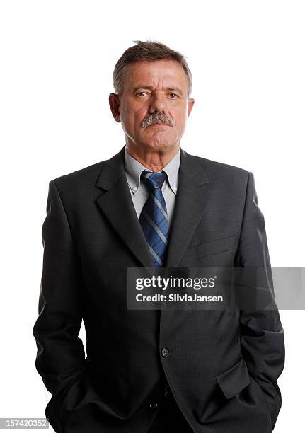 senior businessman - grumpy old man stock pictures, royalty-free photos & images