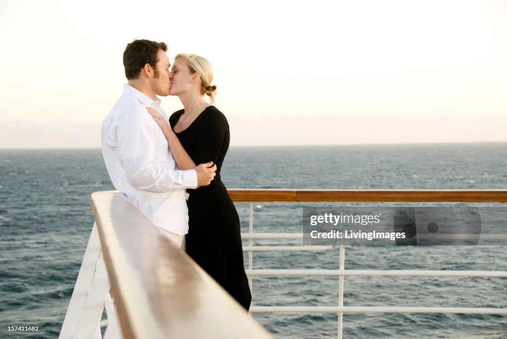 Kissing on a cruise ship