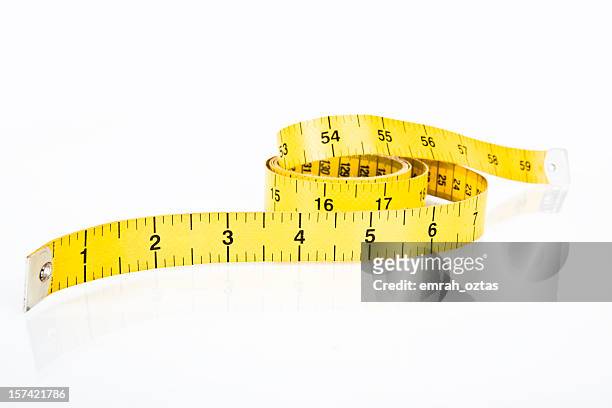serie di misurazione - measuring tape foto e immagini stock