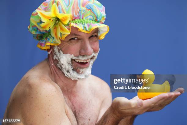 shower power - badeend stockfoto's en -beelden