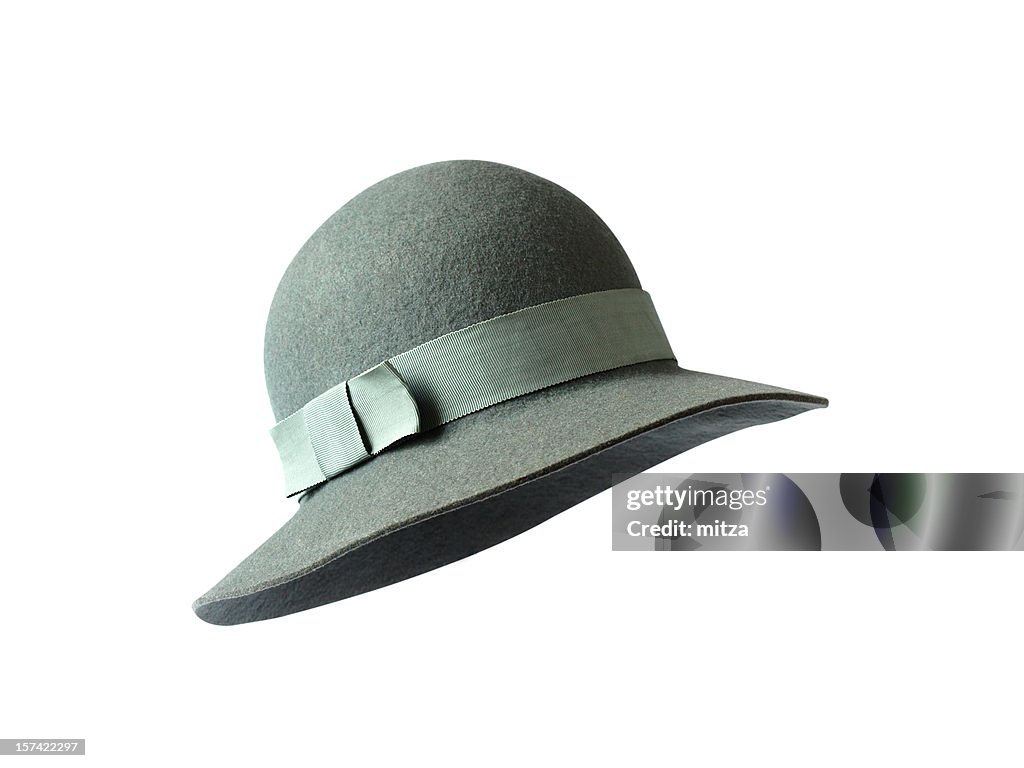 Gray Felt Hat