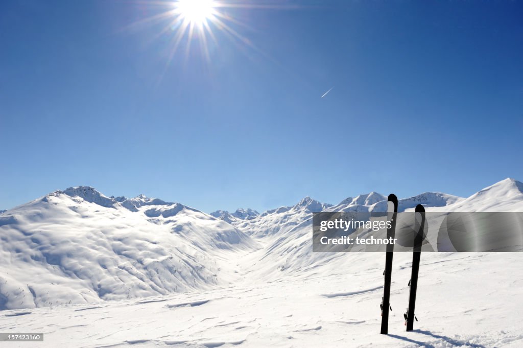 Ski-resort in Dolomiten