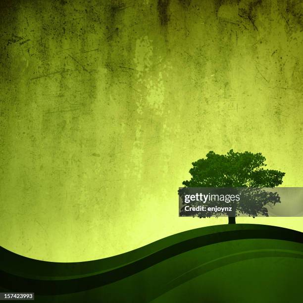 ein tree hill - rolling landscape stock-grafiken, -clipart, -cartoons und -symbole