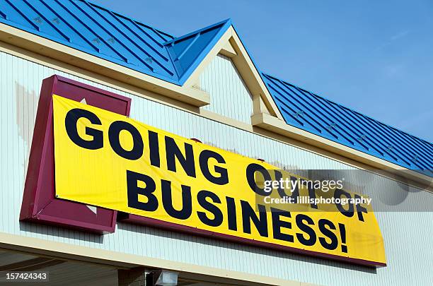 going out of business sign - going out of business stock pictures, royalty-free photos & images