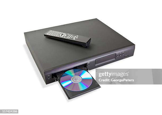 leitor de blu-ray, com traçado de recorte - disco blu ray imagens e fotografias de stock