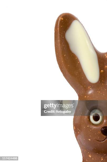 easter cake - chocolate bunny stock-fotos und bilder