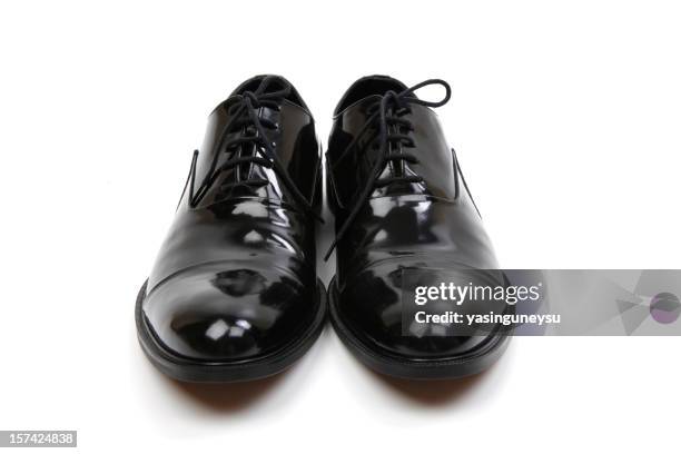 black dress shoes series - black shoe bildbanksfoton och bilder