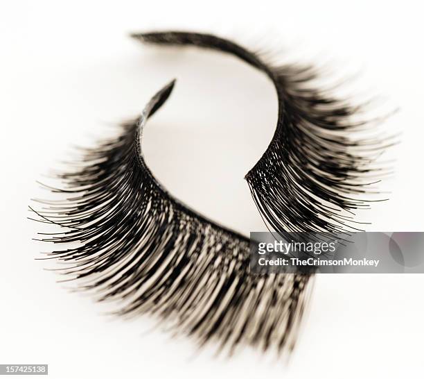 künstliche wimpern - false eyelash stock-fotos und bilder