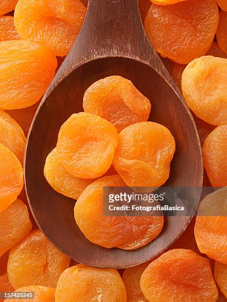 dried apricots - dried stock pictures, royalty-free photos & images